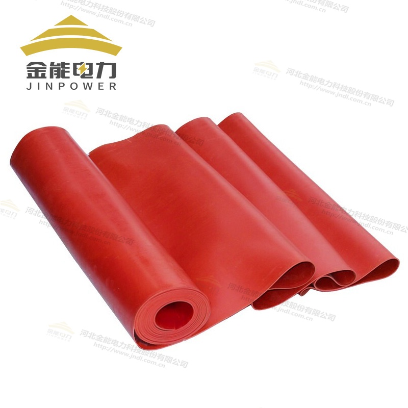 環(huán)保型3-12mm紅色平面絕緣膠墊（5-35kV）