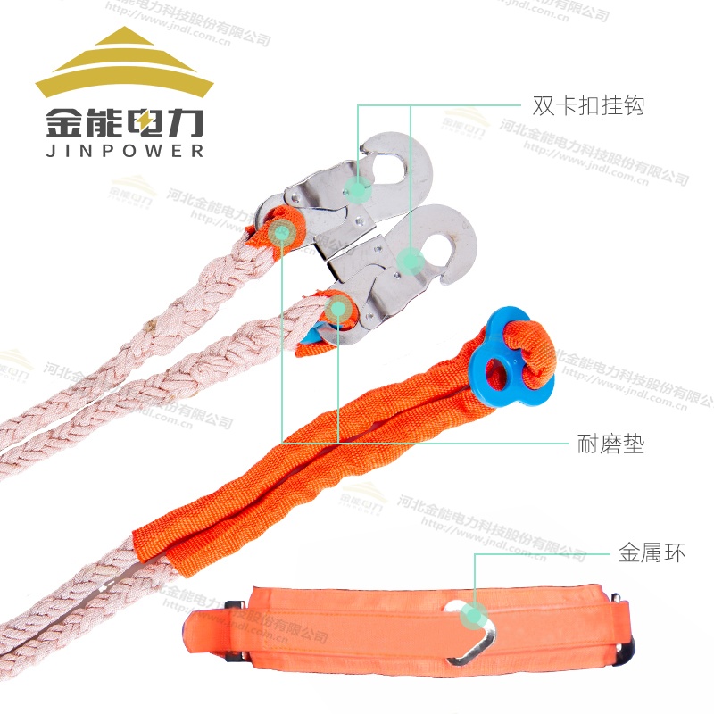 單背雙保險(xiǎn)安全帶高強(qiáng)錦綸承重150KG